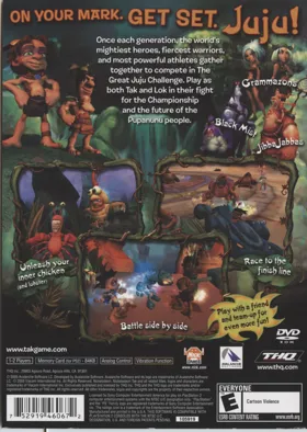 Tak - The Great Juju Challenge box cover back